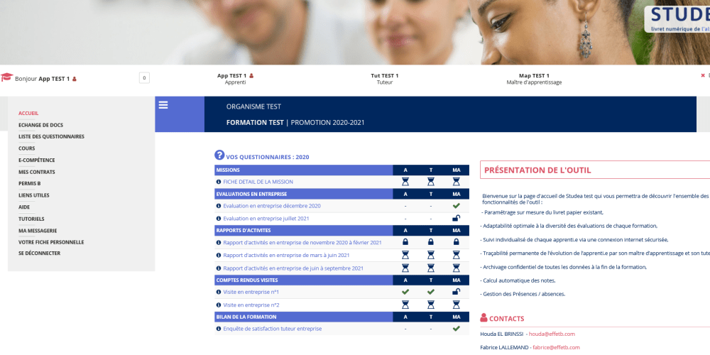 STUDEA, livret numérique de l’alternance